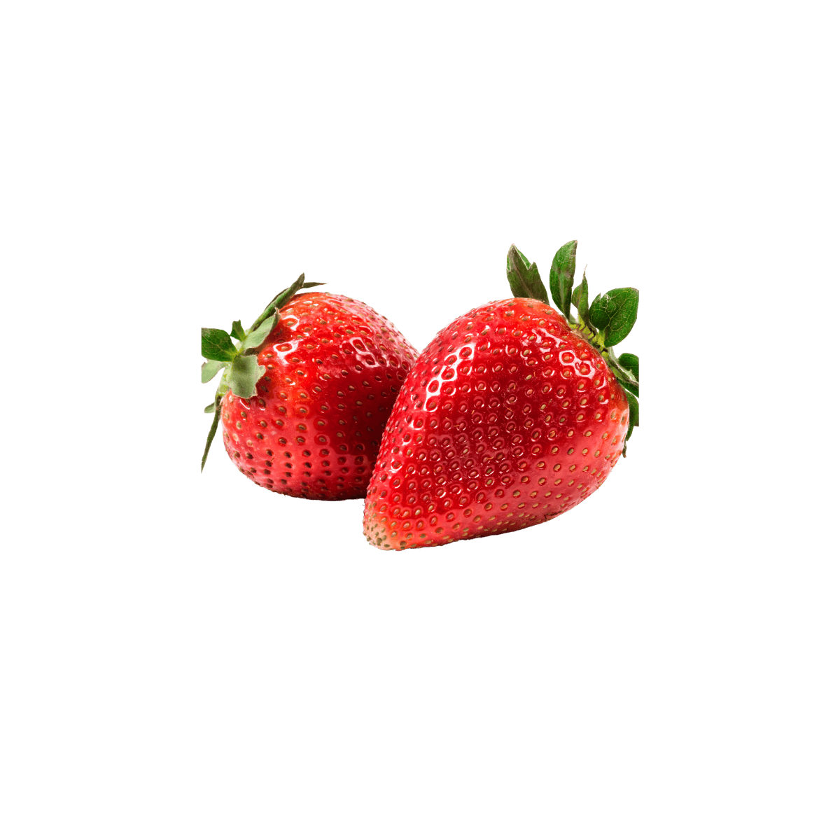 Zwei Erdbeeren